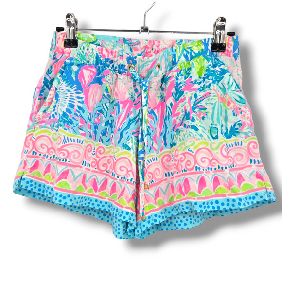 Lilly Pulitzer Pants - Lilly Pulitzer Women's Tribal Bright‎ Color Tropical Floral Shorts Size XXS